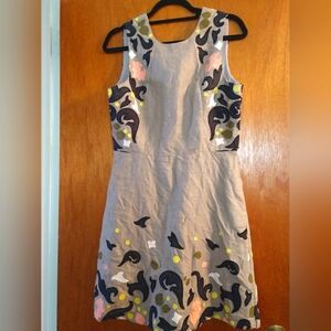 Banana Republic Heritage Collection Applique Dress Size 10